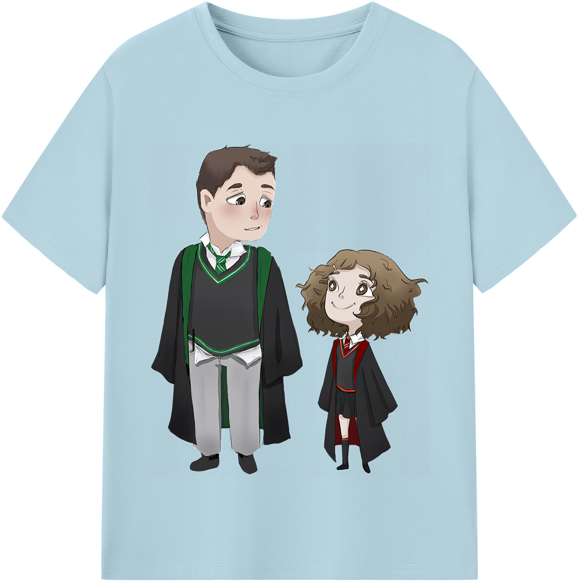 （画像用） Harry Potter ハリー・ポッターシリーズ 綿100％半袖Tシャツ（フロントプリント）